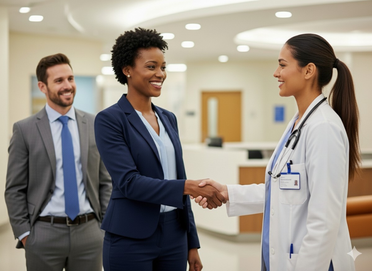 Happy, productive healthcare workers